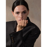 Kate Beaded Triangle & Pearl Ring – Dainty & Trendy Elastic Design | Huna Jewelry