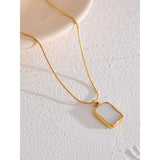 Gold Moonstone Pendant Necklace – Elegant and Timeless | Huna Jewelry