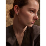 Helen Wing Stud Earrings – Elegant Marquise-Cut Sparkle Trio | Huna Jewelry