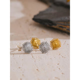 Lavender Flower Stud Earrings – Small, Water-Resistant & Elegant | Huna Jewelry