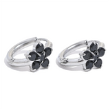 Juniper Flower Hoop Earrings – Delicate & Elegant Jewelry Gift | Huna Jewelry