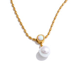Mila Pearl Pendant Necklace – Beaded Versatile Chic Jewelry | Huna Jewelry