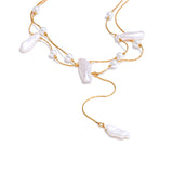 Louisa Baroque Pearl Necklace – Elegant & Timeless Jewelry | Huna Jewelry