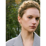 Macie Butterfly Stud Earrings – Delicate Cubic Zirconia Design | Huna Jewelry