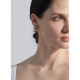 Alika Mini Hearts Hoop Earrings – Trendy & Elegant 18K Gold Jewelry | Huna Jewelry
