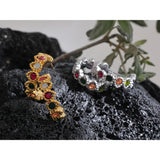 Grady Colorful Hoop Earrings – Elegant & Eye-Catching Jewelry | Huna Jewelry