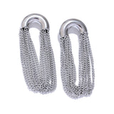 Emmeline Tassel Chain Earrings – Chic & Stylish Long Dangle Jewelry | Huna Jewelry