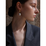 Mckenzie Pearl Drop Shell Earrings – Elegant & Chic Statement | Huna Jewelry
