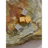 Jemima Square Earrings – Modern Water-Resistant Jewelry | Huna Jewelry