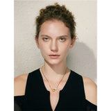 Paisley Pearl Pendant Necklace – Sleek & Modern Statement Jewelry | Huna Jewelry