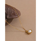 Nora Pearl Necklace – Golden Star Shell Pendant Chic Jewelry | Huna Jewelry