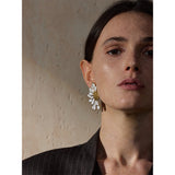 Chloe Flower Stud Earrings – Bold & Elegant Statement Jewelry | Huna Jewelry