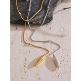 Kiara Y Necklace – Trendy Drop Pendant, Water Resistant | Huna Jewelry