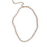 Fatima Pearl Beaded Necklace – Classic & Elegant Everyday Jewelry | Huna Jewelry