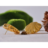 Amadi Oyster Shell Earrings – Classic & Elegant Jewelry | Huna Jewelry