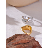 Lucille Smooth Minimalist Ring – Elegant & Stylish | Huna Jewelry
