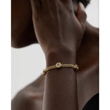 Mercy Cuban Chain Bracelet – Trendy & Chic with Cubic Zirconia | Huna Jewelry