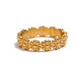 Emery Floral Ring – Waterproof & Elegant Everyday Jewelry | Huna Jewelry
