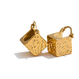 Jemima Square Earrings – Modern Water-Resistant Jewelry | Huna Jewelry