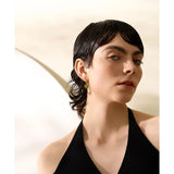 Juliana Colorful Drop Hoop Earrings – Trendy & Waterproof Jewelry | Huna Jewelry