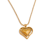 Golden Love Pendant Necklace – Timeless Gold Jewelry | Huna Jewelry