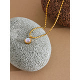 Celia Moonlight Stone Pendant Necklace – Elegant & Timeless Jewelry | Huna Jewelry