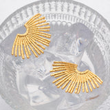 Seraphina Ilaria Earrings – Gold-Plated Statement Jewelry | Huna Jewelry