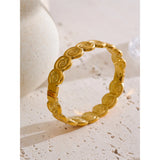 Abigail Conch Bangle Bracelet – Trendy Metal Seashell Jewelry | Huna Jewelry