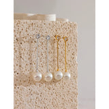 Christa Pearl Drop Earrings – Elegant & Hypoallergenic Jewelry | Huna Jewelry