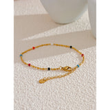 Zoey Beaded Bracelet – Dainty & Colorful Stackable Jewelry | Huna Jewelry