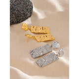 Camila Rectangle Drop Earrings – Hypoallergenic Chic Jewelry | Huna Jewelry