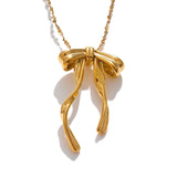 Bow Necklace – Elegant Bow Pendant Jewelry | Huna Jewelry
