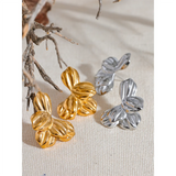 Alexandra Flower Stud Earrings – Delicate & Trendy Floral Jewelry | Huna Jewelry