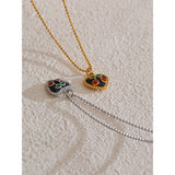 Sophie Cherry Heart Pendant Necklace – Cute & Romantic Jewelry | Huna Jewelry