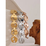 Micah Round Link Bracelet – Waterproof Heavy Unisex Jewelry | Huna Jewelry