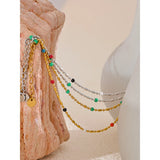 Zoey Beaded Bracelet – Dainty & Colorful Stackable Jewelry | Huna Jewelry