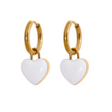 Juliana Colorful Drop Hoop Earrings – Trendy & Waterproof Jewelry | Huna Jewelry