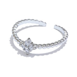 Zircon Grace Ring – Elegant Sparkle | Huna Jewelry