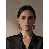 Silvia Flower Earrings – Chic & Artistic Dangling Statement Jewelry | Huna Jewelry