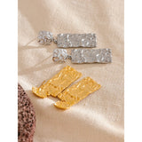 Camila Rectangle Drop Earrings – Hypoallergenic Chic Jewelry | Huna Jewelry