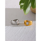 Esther Wide Cuff Ring – Sparkling Statement Jewelry for Women | Huna Jewelry