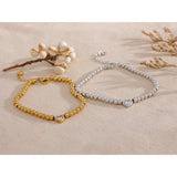 Mimi Beaded Heart Bracelet – Waterproof, Minimalist & Chic Charm | Huna Jewelry