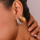 Hollow Droplet Earrings – Minimalist Lightweight Jewelry | Huna Jewelry