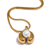 Eliana Pearl Pendant Necklace – Waterproof & Elegant Jewelry | Huna Jewelry