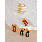 Jodie Knot Stud Earrings – Water Resistant & Stylish Jewelry | Huna Jewelry