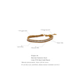Nimue Shiny Cubic Zirconia Chain Bracelet – Elegant & Waterproof | Huna Jewelry