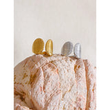 Gwen Shell Cuff Ring – Stylish & Classic Statement Jewelry | Huna Jewelry