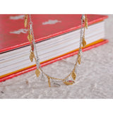 Lessa Rhombus Drop Necklace – Waterproof Geometric Chain Jewelry | Huna Jewelry