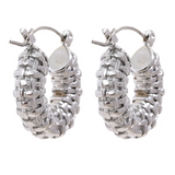 Palmer Chunky Hoop Earrings – Vintage & Waterproof Jewelry | Huna Jewelry