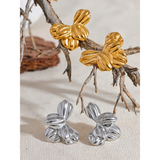 Alexandra Flower Stud Earrings – Delicate & Trendy Floral Jewelry | Huna Jewelry